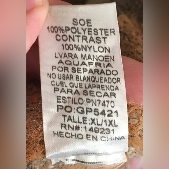 Kori America - Kimono Cardigan Sweater - Beige, Orange, Dusty Lavender - XL - Picture 6 of 9